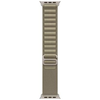 Вживаний Apple Watch Ultra 2 GPS + Cellular 49mm Titanium Case with Olive Alpine Loop - фото 3
