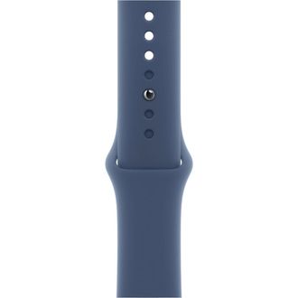 Вживаний Apple Watch Series 10 GPS 46mm Silver Alu. Case w. Denim Sport Band - M/L (MWWM3) - фото 3