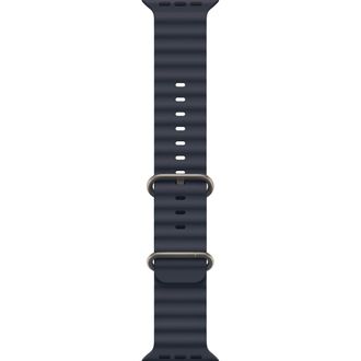 Вживаний Apple Watch Ultra 2 2024 GPS + Cellular 49mm Natural Titanium Case with Navy Ocean Band (MX4D3) - фото 3