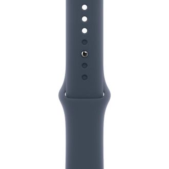 Apple Watch SE 2 GPS 40mm Silver Aluminium Case with Storm Blue Sport Band M/L (MRE23) 2023 - фото 2 Apple Watch SE 2 GPS 40mm Silver Aluminium Case with Storm Blue Sport Band M/L (MRE23) 2023 - фото 2