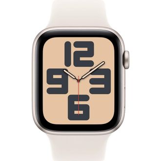 Apple Watch SE 2 2024 GPS 44mm Starlight Aluminum Case with Starlight Sport Band - M/L (MXEV3) - фото 2 Apple Watch SE 2 2024 GPS 44mm Starlight Aluminum Case with Starlight Sport Band - M/L (MXEV3) - фото 2