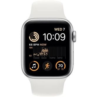 Смарт-годинник Apple Watch SE 2 GPS + Cellular 40mm Silver Aluminum Case with White Sport Band (MNPP3) - фото 2 Смарт-годинник Apple Watch SE 2 GPS + Cellular 40mm Silver Aluminum Case with White Sport Band (MNPP3) - фото 2
