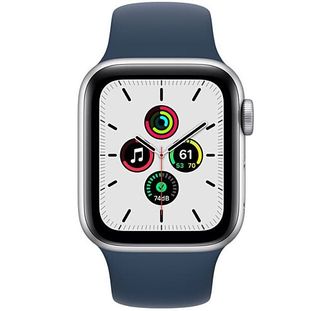 Смарт-часы Apple Watch SE GPS 40mm Silver Aluminum Case w. Abyss Blue S. Band (MKNY3) - фото 2 Смарт-часы Apple Watch SE GPS 40mm Silver Aluminum Case w. Abyss Blue S. Band (MKNY3) - фото 2