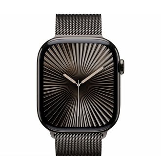 Смарт-годинник Apple Watch Series 10 GPS + Cellular 46mm Slate Titanium Case w. Slate Milanese Loop - M/L (MWYW3) - фото 2