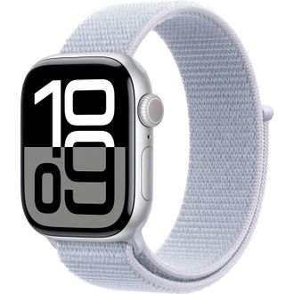 Смарт-годинник Apple Watch Series 10 GPS 42mm Silver Aluminum Case w. Blue Cloud Sport Loop (MWWD3) - фото 1