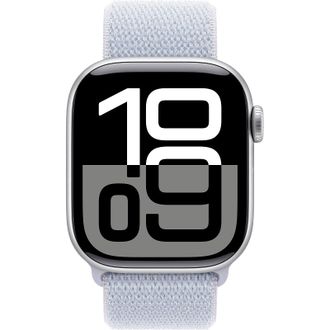 Смарт-годинник Apple Watch Series 10 GPS 42mm Silver Aluminum Case w. Blue Cloud Sport Loop (MWWD3) - фото 2