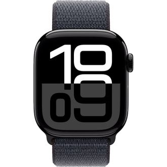 Apple Watch Series 10 GPS 42mm Jet Black Aluminum Case w. Ink Sport Loop (MWWG3) - фото 2
