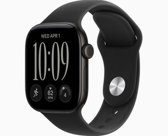 Смарт-годинник Apple Watch Series 12 GPS 42mm Black Aluminum Case with Black Sport Band S/M (MJEA4) - фото 1 Смарт-годинник Apple Watch Series 12 GPS 42mm Black Aluminum Case with Black Sport Band S/M (MJEA4) - фото 1