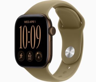 Смарт-годинник Apple Watch Series 12 GPS + Cellular 42mm Dark Bronze Aluminum Case with Olive Sport Band S/M (MJG44) - фото 1 Смарт-годинник Apple Watch Series 12 GPS + Cellular 42mm Dark Bronze Aluminum Case with Olive Sport Band S/M (MJG44) - фото 1