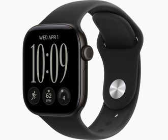 Смарт-часы Apple Watch Series 12 GPS + Cellular 46mm Black Aluminum Case with Black Sport Band S/M (MJG84) - фото 1 Смарт-часы Apple Watch Series 12 GPS + Cellular 46mm Black Aluminum Case with Black Sport Band S/M (MJG84) - фото 1