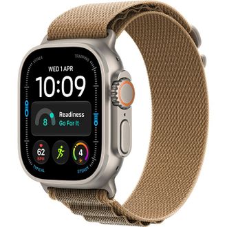 Смарт-годинник Apple Watch Ultra 4 Natural Titanium Case with Desert Alpine Loop - Small (MJAE4) - фото 1