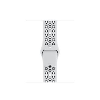 Apple Watch Series 5 Nike 40mm GPS Silver Aluminum Case with Pure Platinum/Black Nike Sport Band (MX3R2) - фото 2