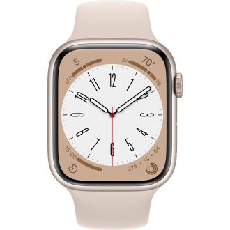 Apple Watch Series 8 GPS 45mm Starlight Aluminium Case w. Starlight S. Band - S/M (MNUP3) - фото 2 Apple Watch Series 8 GPS 45mm Starlight Aluminium Case w. Starlight S. Band - S/M (MNUP3) - фото 2