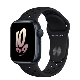 Смарт-часы Apple Watch Nike Series 8 GPS 45mm Midnight Aluminum Case w. Black/Black Nike S. Band (MPH43) - фото 1 Смарт-часы Apple Watch Nike Series 8 GPS 45mm Midnight Aluminum Case w. Black/Black Nike S. Band (MPH43) - фото 1