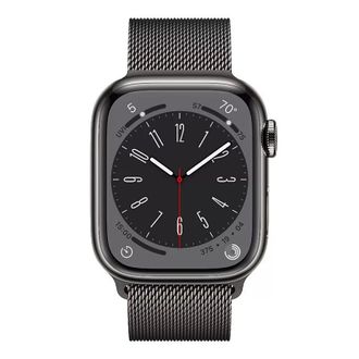 Смарт-годинник Apple Watch Series 8 GPS + Cellular 41mm Graphite S. Steel Case w. Milanese Loop Graphite (MNJL3/MNJM3) - фото 2 Смарт-годинник Apple Watch Series 8 GPS + Cellular 41mm Graphite S. Steel Case w. Milanese Loop Graphite (MNJL3/MNJM3) - фото 2
