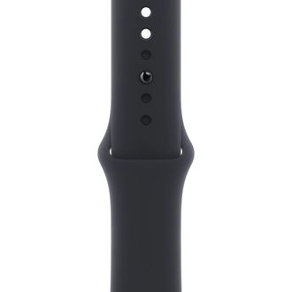 Apple Watch Series 9 GPS 45mm Midnight Aluminum Case w. Midnight S. Band - M/L (MR9A3) - фото 3