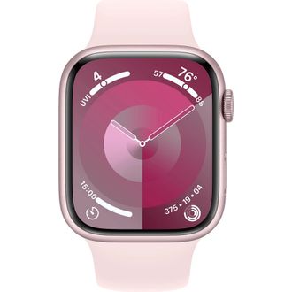 Apple Watch Series 9 GPS + Cellular 41mm Pink Alu. Case w. Light Pink Sport Band - M/L (MRJ03) - фото 2