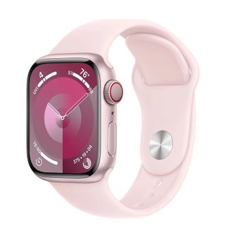 Вживаний Apple Watch Series 9 GPS + Cellular 41mm Pink Alu. Case w. Light Pink Sport Band - S/M (MRHY3) - фото 1 Вживаний Apple Watch Series 9 GPS + Cellular 41mm Pink Alu. Case w. Light Pink Sport Band - S/M (MRHY3) - фото 1