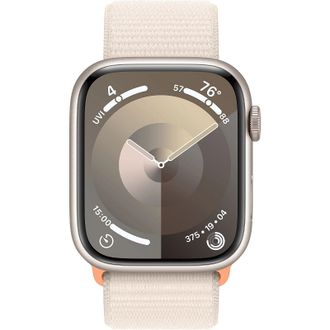 Apple Watch Series 9 GPS + Cellular 41mm Starlight Alu. Case w. Starlight S. Loop (MRHQ3) - фото 2