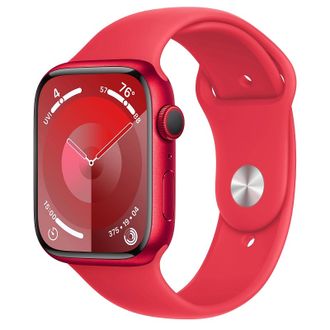 Apple Watch Series 9 GPS + Cellular 45mm PRODUCT RED Alu. Case w. PRODUCT RED S. Band - S/M (MRYE3) - фото 1 Apple Watch Series 9 GPS + Cellular 45mm PRODUCT RED Alu. Case w. PRODUCT RED S. Band - S/M (MRYE3) - фото 1