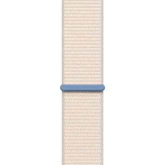 Apple Watch Series 9 GPS + Cellular 45mm Starlight Alu. Case w. Starlight Sport Loop (MRMA3) - фото 3