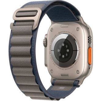 Вживаний Apple Watch Ultra 2 GPS + Cellular 49mm Titanium Case with Blue Alpine Loop - Medium (MREP3) - фото 3