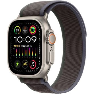 Вживаний Apple Watch Ultra 2 GPS + Cellular 49mm Titanium Case with Blue/Black Trail Loop - M/L (MRF63/MRFR3) - фото 1