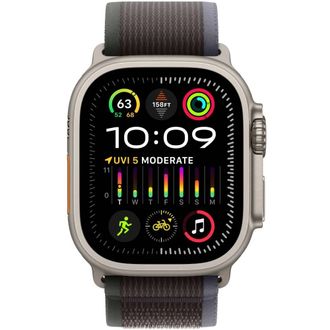 Вживаний Apple Watch Ultra 2 GPS + Cellular 49mm Titanium Case with Blue/Black Trail Loop - M/L (MRF63/MRFR3) - фото 2