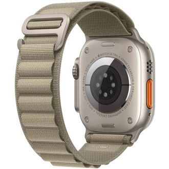 Вживаний Apple Watch Ultra 2 GPS + Cellular 49mm Titanium Case with Olive Alpine Loop - Large (MRF03) - фото 2