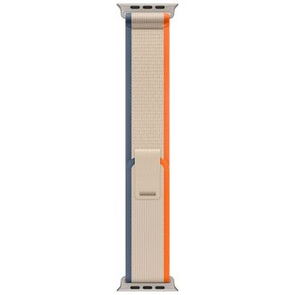 Apple Watch Ultra 2 GPS + Cellular 49mm Titanium Case with Orange/Beige Trail Loop - M/L (MRF23) - фото 3