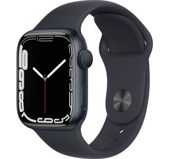 Б/У Apple Watch Series 7 GPS 41mm Midnight Aluminum Case With Midnight Sport Band (MKMX3, MKND3) - фото 1
