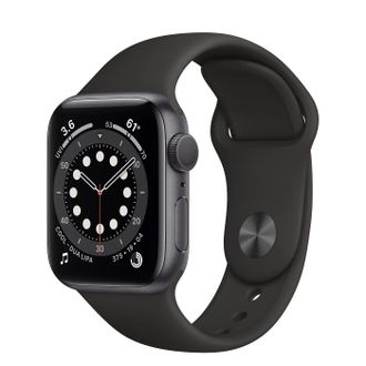 Вживаний Apple Watch 6 40mm Space Gray Aluminum Case with Black Sport Band (MG133) - фото 1