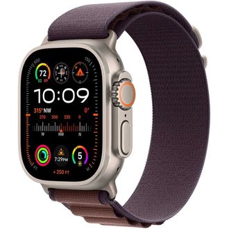 Вживаний Apple Watch Ultra 2 GPS + Cellular 49mm Titanium Case with Indigo Alpine Loop - Medium (MRET3) - фото 1