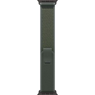 Apple Watch Ultra 2 2024 GPS + Cellular 49mm Black Titanium Case with Green Trail Loop - S/M (MYTJ3+MYQ33) - фото 3
