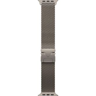 Apple Watch Ultra 2 2024 GPS + Cellular 49mm Natural Titanium Case with Natural Titanium Milanese Loop - Large (MX5T3) - фото 3