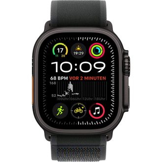Apple Watch Ultra 2 2024 GPS + Cellular 49mm Black Titanium Case with Black Trail Loop - M/L (MX4V3) - фото 2 Apple Watch Ultra 2 2024 GPS + Cellular 49mm Black Titanium Case with Black Trail Loop - M/L (MX4V3) - фото 2
