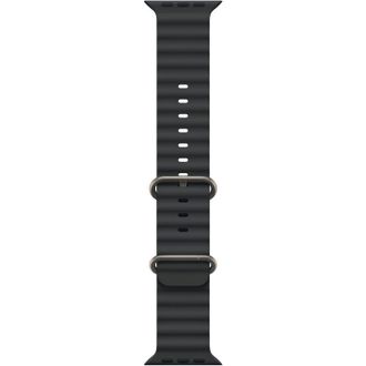 Apple Watch Ultra 2 2024 GPS + Cellular 49mm Natural Titanium Case with Black Ocean Band (MXTL3) - фото 3