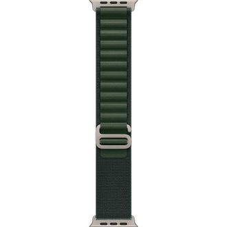 Apple Watch Ultra 2 2024 GPS + Cellular 49mm Natural Titanium Case with Dark Green Alpine Loop - Large (MYT33+MXMW3) - фото 3 Apple Watch Ultra 2 2024 GPS + Cellular 49mm Natural Titanium Case with Dark Green Alpine Loop - Large (MYT33+MXMW3) - фото 3