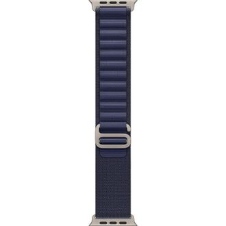 Apple Watch Ultra 2 2024 GPS + Cellular 49mm Natural Titanium Case with Navy Alpine Loop - Large (MYT33+MXN03) - фото 3
