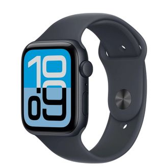 Apple Watch SE 3 GPS 44mm Midnight Aluminum Case with Midnight Sport Band - M/L (MEHQ4) - фото 1 Apple Watch SE 3 GPS 44mm Midnight Aluminum Case with Midnight Sport Band - M/L (MEHQ4) - фото 1
