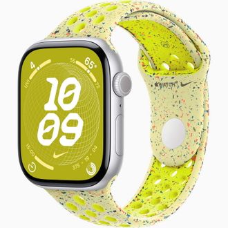 Смарт-годинник Apple Watch Series 10 GPS 46mm Silver Aluminum Case w. Volt Splash Nike Sport Band - M/L (MWX03+MXU83) - фото 1