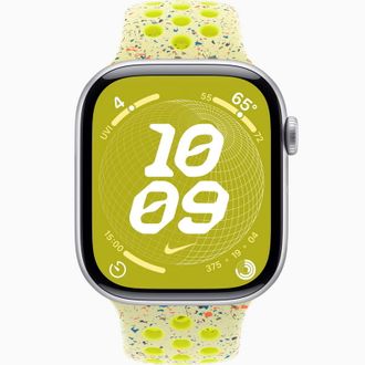 Смарт-годинник Apple Watch Series 10 GPS 46mm Silver Aluminum Case w. Volt Splash Nike Sport Band - M/L (MWX03+MXU83) - фото 2
