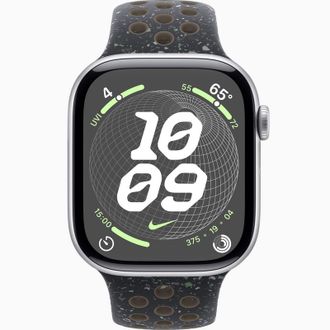 Смарт-годинник Apple Watch Series 10 GPS 46mm Silver Aluminum Case w. Midnight Sky Nike Sport Band - M/L (MWX03+MYL73) - фото 2