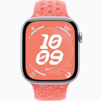 Смарт-годинник Apple Watch Series 10 GPS 46mm Silver Aluminum Case w. Magic Ember Nike Sport Band - M/L (MWX03+MYLG3) - фото 2