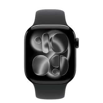 Apple Watch Series 11 GPS + Cellular 42mm Jet Black Aluminum Case with Black Sport Band - S/M (MF834) - фото 2 Apple Watch Series 11 GPS + Cellular 42mm Jet Black Aluminum Case with Black Sport Band - S/M (MF834) - фото 2