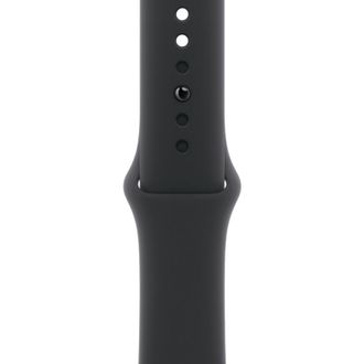 Apple Watch Series 11 GPS 46mm Jet Black Aluminum Case with Black Sport Band - S/M (MEUW4) - фото 3