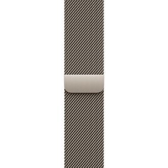 Apple Watch Series 11 GPS + Cellular 42mm Natural Titanium Case with Natural Milanese Loop (MF8P4) - фото 3