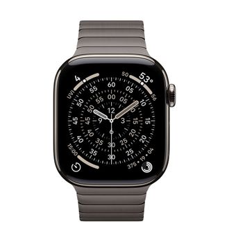 Apple Watch Series 11 GPS + Cellular 42mm Natural Titanium Case with Slate Link Bracelet (MF9H4+MXMD3) - фото 2