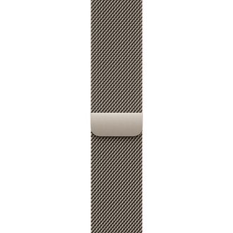 Apple Watch Series 11 GPS + Cellular 46mm Slate Titanium Case with Natural Milanese Loop - M/L (MFC14+MGJ34) - фото 3