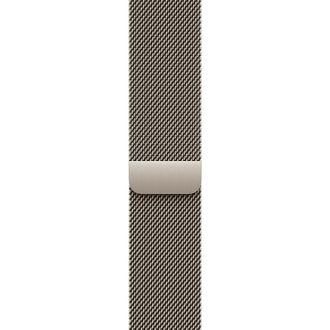 Apple Watch Series 11 GPS + Cellular 46mm Natural Titanium Case with Natural Milanese Loop - M/L (MFD04) - фото 3 Apple Watch Series 11 GPS + Cellular 46mm Natural Titanium Case with Natural Milanese Loop - M/L (MFD04) - фото 3